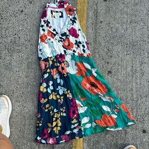 Floral Dinah collared printed dress